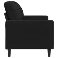 Fauteuil Noir 60 cm Velours