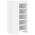 Armoire à chaussures blanc 52x37,5x100 cm bois d'ingénierie