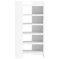 Armoire à chaussures blanc 52x37,5x100 cm bois d'ingénierie