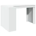 Bureau blanc 123,5x73,5x75 cm bois d'ingénierie