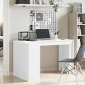 Bureau blanc 123,5x73,5x75 cm bois d'ingénierie