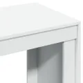 Bureau blanc 123,5x73,5x75 cm bois d'ingénierie