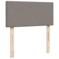 cadre de lit avec matelas Taupe 90x200 cm Tissu