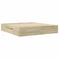 Cadre de lit sans matelas chêne sonoma 180x200 cm