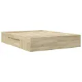 Cadre de lit sans matelas chêne sonoma 160x200 cm