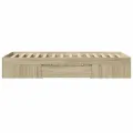 Cadre de lit sans matelas chêne sonoma 90x190 cm