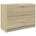 Armoire d'évier chêne sonoma 78x37x59 cm bois d'ingénierie