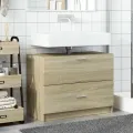 Armoire d'évier chêne sonoma 78x37x59 cm bois d'ingénierie