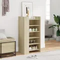 Armoire à chaussures chêne sonoma 52x37,5x100 cm