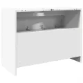 Armoire d'évier blanc 78x37x59 cm bois d'ingénierie