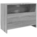 Armoire d'évier sonoma gris 78x37x59 cm bois d'ingénierie