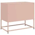 Meuble TV rose 68x39x60,5 cm acier