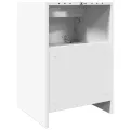 Armoire d'évier blanc 40x37x59 cm bois d'ingénierie