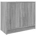 Armoire d'évier sonoma gris 63x29x55 cm bois d'ingénierie