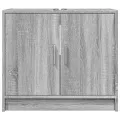Armoire d'évier sonoma gris 63x29x55 cm bois d'ingénierie