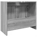 Armoire d'évier sonoma gris 63x29x55 cm bois d'ingénierie