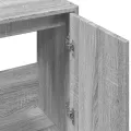 Armoire d'évier sonoma gris 63x29x55 cm bois d'ingénierie