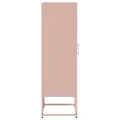 Buffet haut rose 36x39x123 cm acier