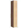 Buffet haut chêne marron 30x42,5x185 cm bois d'ingénierie