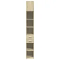 Armoire de rangement mince chêne sonoma 30x42,5x225 cm