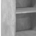 Buffet gris béton 45x41x93 cm bois d'ingénierie