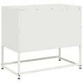 Meuble TV vert olive 100,5x39x60,5 cm acier
