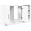 Armoire d'évier blanc 90x29x55 cm bois d'ingénierie