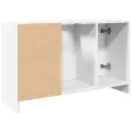 Armoire d'évier blanc 90x29x55 cm bois d'ingénierie