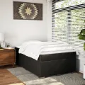 cadre de lit matelas Noir 120x200 cm Similicuir