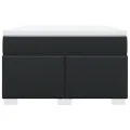 cadre de lit matelas Noir 120x200 cm Similicuir