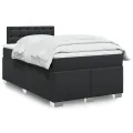 cadre de lit matelas Noir 120x200 cm Similicuir