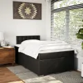 cadre de lit matelas Noir 120x200 cm Similicuir
