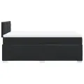 cadre de lit matelas Noir 120x200 cm Similicuir