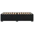 Cadre de lit sans matelas noir 90x190 cm velours
