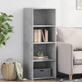 Buffet haut gris béton 45x41x124 cm bois d'ingénierie