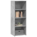 Buffet haut gris béton 45x41x124 cm bois d'ingénierie