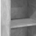 Buffet haut gris béton 45x41x124 cm bois d'ingénierie