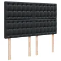 cadre de lit avec matelas Noir 140x190 cm Similicuir