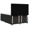 cadre de lit avec matelas Noir 140x190 cm Similicuir