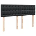 cadre de lit avec matelas Noir 160x200 cm