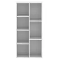 Bibliothèque blanc 50x25x105 cm bois d'ingénierie