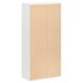 Bibliothèque blanc 50x25x105 cm bois d'ingénierie