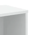 Bibliothèque blanc 50x25x105 cm bois d'ingénierie