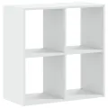 Bibliothèque blanc 68,5x32x68,5 cm bois d'ingénierie