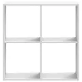 Bibliothèque blanc 68,5x32x68,5 cm bois d'ingénierie