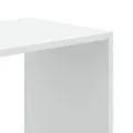 Bibliothèque blanc 68,5x32x68,5 cm bois d'ingénierie