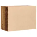 Commode d'angle vieux bois 80x41x58 cm bois d'ingénierie