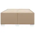 Cadre de lit sans matelas cappuccino 120x190 cm similicuir