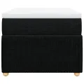 cadre de lit avec matelas Noir 90x190 cm Tissu