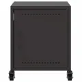 Table de chevet noir 36x39x43,5 cm acier